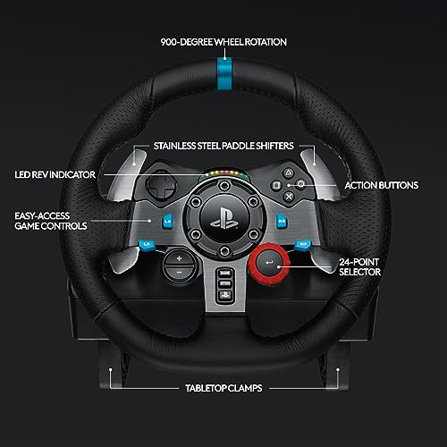 Logitech G29 Racing Wheel and Pedals for PS5/PS4/PC - style: PS5, PS4, PC/Mac