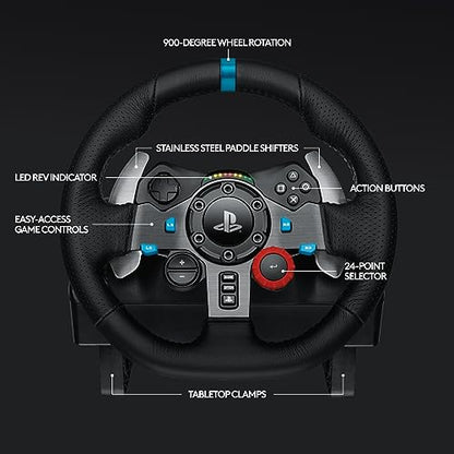 Logitech G29 Racing Wheel and Pedals for PS5/PS4/PC - style: PS5, PS4, PC/Mac