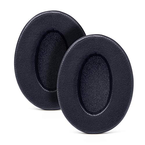 WC PadZ Velour - Earpads for Audio Technica, HyperX, Arctis & More | Made by Wicked Cushions | Extra Thick | Also fits Logitech G Pro X & 50+ Additional Models | Black - color: Black