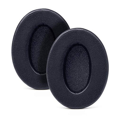 WC PadZ Velour - Earpads for Audio Technica, HyperX, Arctis & More | Made by Wicked Cushions | Extra Thick | Also fits Logitech G Pro X & 50+ Additional Models | Black - color: Black