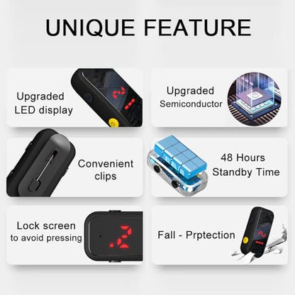Super Mini Walkie Talkies Pro, 6 Pack Two Way Radio with Earpieces | Waterproof Communication Device for Adults, Outdoor Activities, Hiking, Baseball, Restaurant Use - color: 6pcs