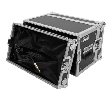 OSP Cases | ATA Road Case | 6-Space Effects Rack | 10" Deep | RC6U-10 - size: 6 Space, 10"