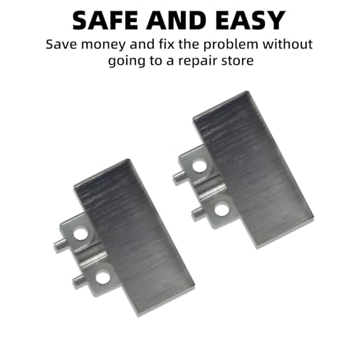 Solo4 Metal Folding Hinge Clip Pin Repair Kit for Beats Solo4 Headphone | Sturdy metal folding hinge set with clip and pin,easy installation to repair broken folding parts of Beats Solo4 headsets - color: Matte Black