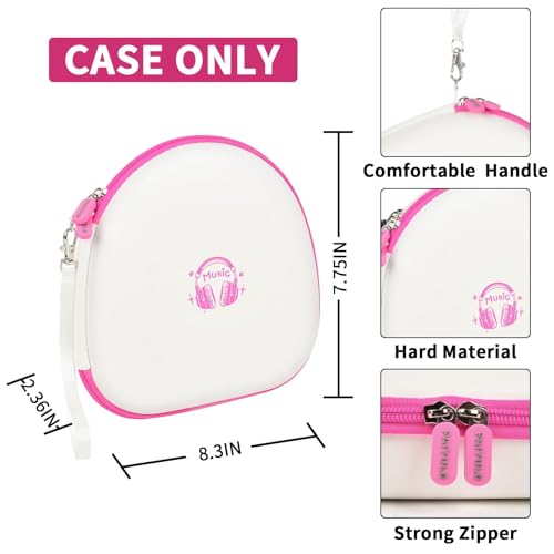 PAIYULE Headphone Case for Sony WH-CH720N 520, for JBL Tune 720BT, Bright Pink - color: Bright Pink