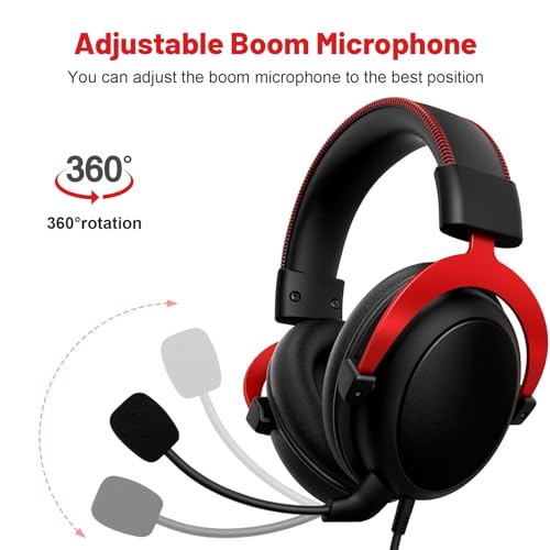 Replacement Cloud 2 Mic Boom Game Microphone Compatible with Kingston HyperX Cloud II Wired, Cloud, CloudX, Cloud Core Gaming Headsets for PS4 Xbox One Nintendo Switch Computer PC