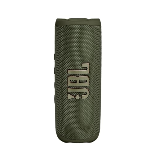 JBL Flip 6 - Portable Waterproof Speaker - Green | Louder, more powerful sound, IP67 waterproof and dustproof, 12 Hours of Playtime, Bold design - color: Green