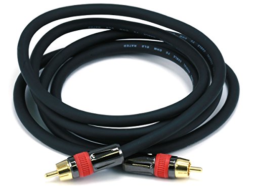 Monoprice 6ft RG6/U 75 ohm CL2/In-Wall Rated Digital Coaxial S/PDIF RCA Audio Cable - size: 6 feet