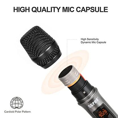 SGPRO SG-13 Wireless Handheld Microphone Set with Compact Receiver - color: SG-13 | Single Handheld Set