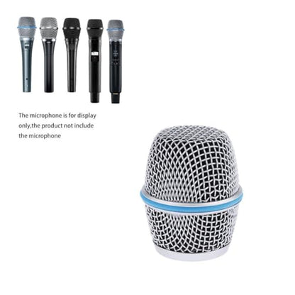 2 PCS Replacement Microphone Ball Head Mesh Grille for SHURE Beta87 Beta87A Beta87C SM86 SM87 SM87A Wired/Wireless Microphone