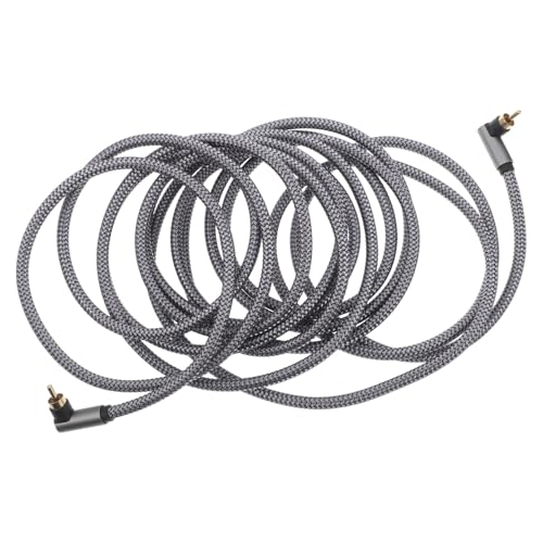 Ipetboom 5m Coaxial Digital Audio Cable with Gold Plated Connectors for Home Theater and Systems, High Fidelity HiFi Signal Transmission, Electronics Cable for Audio Equipment