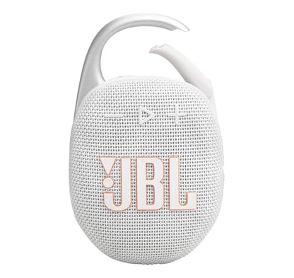 JBL Clip 5 Bluetooth Speaker and divvi! Protective Case - White - color: White