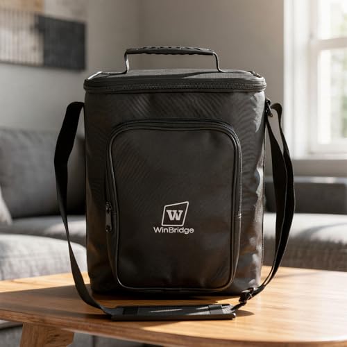 Carrying Case for S99 Voice Amplifier,Portable Speaker Microphone Combo Bag | Designed for S99 microphone speaker Set, this protective case offers padded protection, accessory storage and easy carrying.