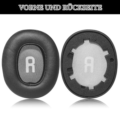Aiivioll Replacement Ear Pads for JBL Tune 700BT, 710BT, 720BT, 750BTNC, 760NC Headphones, Protein Leather & Noise Isolation Foam (Black) - color: Black, size: Tune 700BT