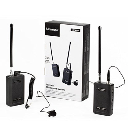 Saramonic SR-WM4C Wireless Lavalier Microphone System for Canon 6D 600D 5D2 5D3 Nikon D800 Sony DV DSLR Camcorders