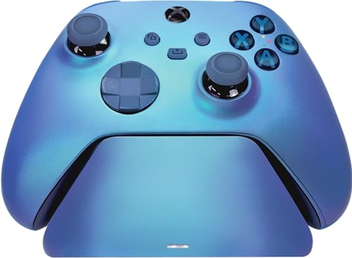 Razer Universal Quick Charging Stand for Xbox Series X & S, Aqua Shift | Magnetic Secure Charging, Perfectly Matches Xbox Wireless Controllers, USB Powered (Controller Sold Separately)