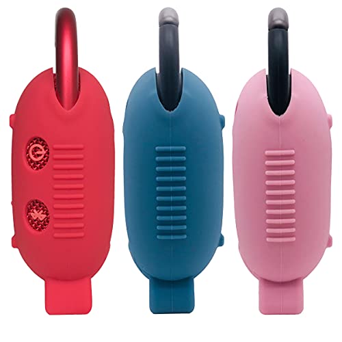 JCHPINE Silicone Cover and Carrying Case for JBL Clip 4 Bluetooth Speaker - color: Red