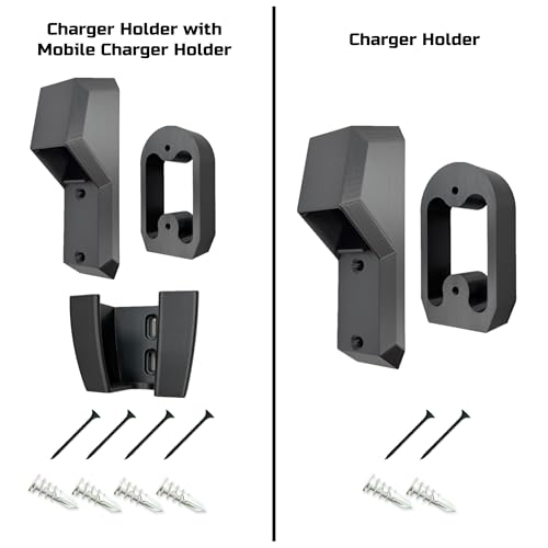 Chargeifier Tesla Charging Cable Organizer with Latch use w/Model S Model 3 Model X Model Y w/Mobile Connector Bracket-Automotive Accessories (Charger Holder)