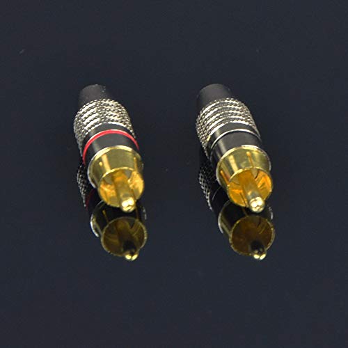 CNCESS CESS-075-2f Heavy Duty Waterproof RCA Cable, Phono Male to Male (2 FT) - size: 2 FT