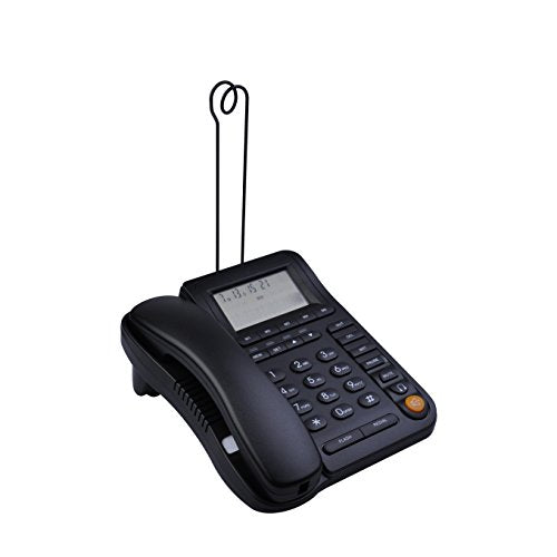 Home Office Corded Phone with Caller ID, LK-P017B Call Center Phones with Headset, Landline Telephone for Business Desktop Phone with Extra-Large Buttons and Display Screen