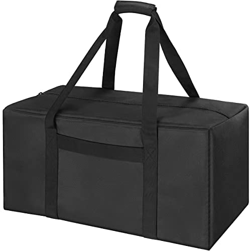 COOLBEBE 24x12x12 Inch Travel Duffle Bag, 53L Mid-Size Weekender, Black | Water Resistant for Overnight Trips, Camping, and Sports Gear Hauling - size: 24” x 12” x 12”