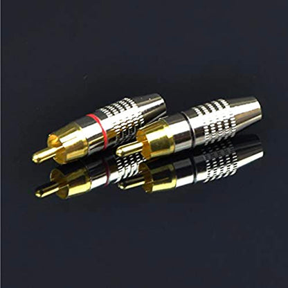 CNCESS 4.4mm Balanced Male to 2 RCA Plug Audio Cable – 24 Inch