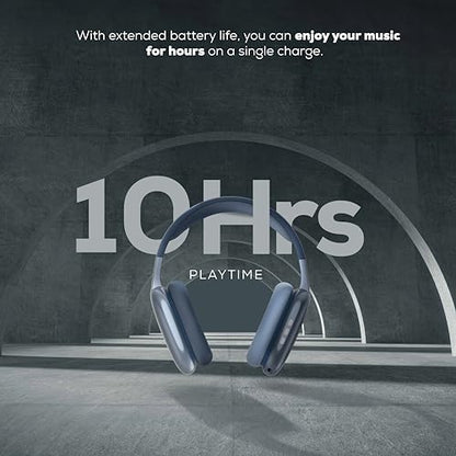 Gabba Goods Wireless Over Ear Bluetooth Headphones with Microphone - Wireless Headset -Noise Reduction - Bluetooth, Wired,Built in Micro SD for Travel, Home, Work TV,PC,Gaming,Cellphone (Blue) - color: Blue