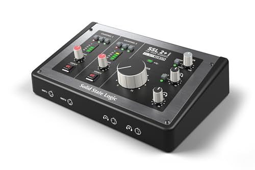 Solid State Logic 2 MKII Plus USB-C Audio Interface 2x4 | Four Balanced Outputs, and Class-Leading Mic Preamps - style: SSL 2 Plus MKII