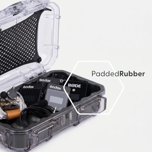 Evergreen | in Ear Monitor Protective Cases for IEM - Compatible with KZ ZS10 Pro, ZST, ZEX, AS10, AS16, ZSN Pro X, YINYOO, TANGZU, Moondrop, Shure SE215, Airpods (56 Clear) - color: 56 Clear