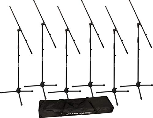 Ultimate Support JamStands MCFB6PK 6-Pack Tripod Mic Stand Bundle