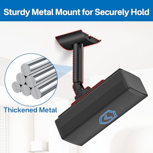 Angle Adjustable Speaker Mount for Bose Speaker Wall Mounts - Wall & Ceiling Mount for Bose UB-20 Series II, SoundTouch, CineMate, Lifestyle, Acoustimass, Cube Surround Sound Speakers Bracket, Black - color: Black