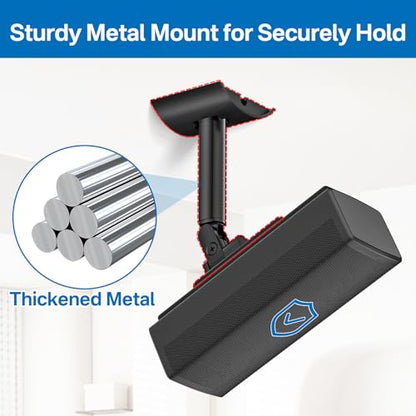 Angle Adjustable Speaker Mount for Bose Speaker Wall Mounts - Wall & Ceiling Mount for Bose UB-20 Series II, SoundTouch, CineMate, Lifestyle, Acoustimass, Cube Surround Sound Speakers Bracket, Black - color: Black