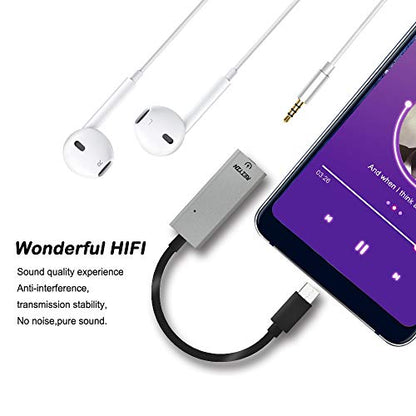 DA-03 USB-C DAC Audio Converter 192kHz 24bit Toslink Optical 3.5mm AUX Output External Sound Card