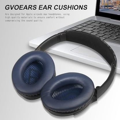 GEVO Premium Replacement Ear Pads for Bose QC35 & QC35ii Headphones - Blue | Fits QuietComfort 35 & 35ii / SoundLink 1&2 AE（Over-Ear）- Soft Protein Leather · Adaptive Memory Foam and Extra Durable - color: Midnight Blue
