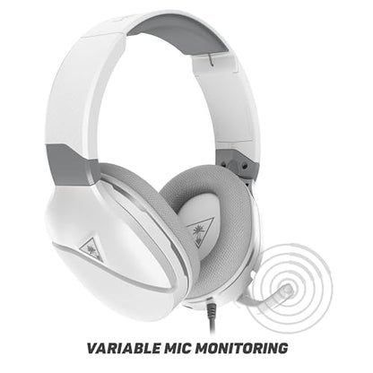 Turtle Beach Recon 200 Gen 2 Wired Multiplatform Gaming Headset, Xbox, PS5 - color: Gen 2 White