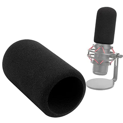 SUNMON Mic Pop Filter for HyperX QuadCast 2S, Foam Cover for QuadCast