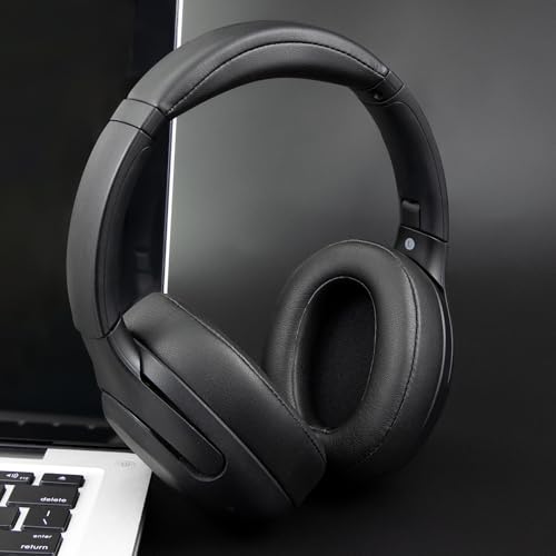 SOULWIT Earpads for Sony WH-XB900N (Not Fit WH-XB910N) - Black | Also for WH-CH710N/WH-CH720N/WH-RF400/MDR-RF895RK Headphones - color: Black