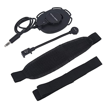 Under-Helmet Single-Ear Bowman-Style 7.0mm TP-120 Headset for Civilian U94