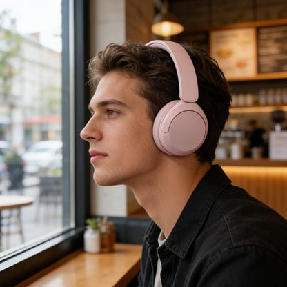 Defean Kit 2 IN1 Earpads for Sony WH-CH520 Wireless Headphones-Pink | Replacement Cushions Kit 2 IN1 Ear Pads + Headband,Replacement Headstrap Pad & Earpads Repair Part - color: Pink