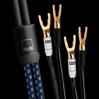 SVS SoundPath Ultra Bi-Wire Speaker Cable with Spade Connectors - Each (10 ft.) - size: 10 feet