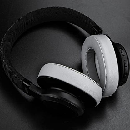 SOULWIT Professional Replacement Ear Pads for JBL Live 500BT/Live 500 BT Around-Ear Wireless Headphone, Earpads Cushions with Softer Protein Leather, Noise Isolation Foam - Grey - color: Grey