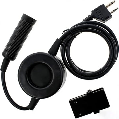 U94 PTT Cable Adapter for Midland 2-Pin Radios, Push-to-Talk Adapter Cable Compatible with Selected Tactical Headsets, for Midland GXT LXT X-Talker Radios