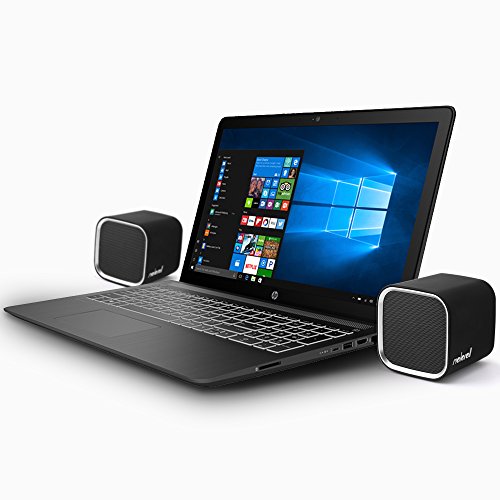 Computer Speakers for Desktop PC, Laptop, Mac, USB Powered, Small Wired 2.0 Channels Dual Stereo Clear with Bass Less Distortion