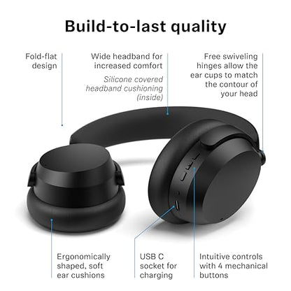 Sennheiser ACCENTUM Wireless Bluetooth Headphones, 50hr Battery, ANC, White - color: White, style: ACCENTUM Wireless