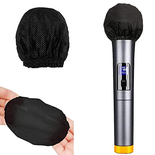 300Pcs Disposable Microphone Cover Mic Covers Mic Windscreen Protective for Handheld Microphone