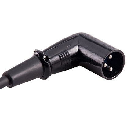 Seismic Audio SARAX1 New 1' Right Angle XLR to XLR Patch Cable - size: 1 Feet - Single