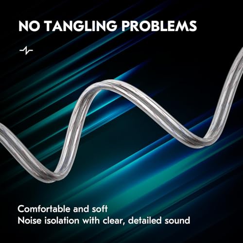 keephifi 3.9ft C03 2 Pin IEM Cable with Mic USB-C | 4N Silver-Plated OFC Headphone Cable Earbuds Wire for Moondrop blessing/Aria; Truthear Hexa/Zero; Simgot EW100P - color: Silver