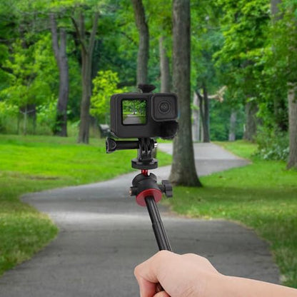 Geekria for Creators Camera Mic Wind Muff Compatible with GoPro Hero 13, 12, 11, 10, 9, 8 Action Camera, Dead Cat Windscreen Microphone Cover for Hero Series (Black) - color: Black