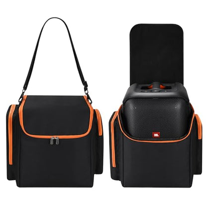 Carrying Case for JBL PartyBox Encore Essential, Travel Bag with Strap | Protective travel bag for JBL PartyBox Encore Essential. Padded polyester, pockets for mics & accessories. shoulder strap.