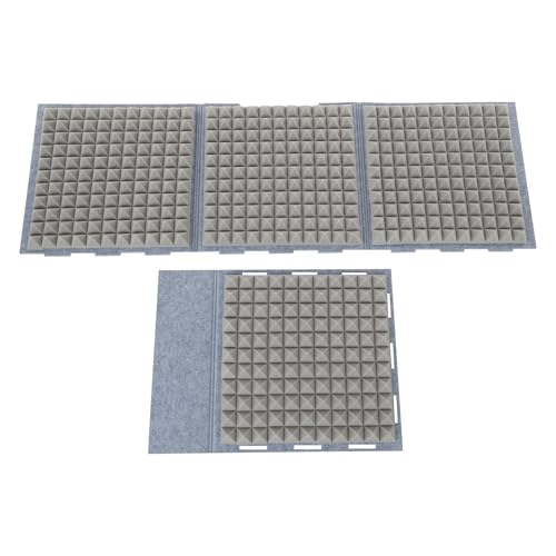 Desktop Soundproof Booth, Microphone Isolation Shield, Recording Studio Booth, Vocal Recording Enclosure, Foldable Acoustic Foam Noise Reduction Box for Podcast, Streaming, Voice Over, Home Studio