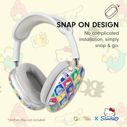 Sonix x Sanrio Protective Case Cover for AirPods Max Headphones - Stylish TPU Hard Shell Ear Cup Covers | Hello Kitty & Friends Sports - color: Hello Kitty and Friends Sports